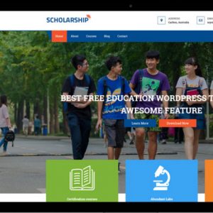 Scholarship Free WordPress Education Theme